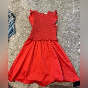 Thoshamma red dress